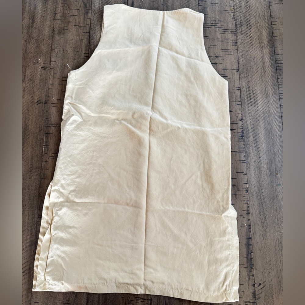Adrienne Vittadini Cream Top 100% silk - Picture 2 of 7